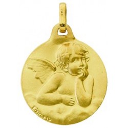 Médaille or 375 9K MED ANGE...