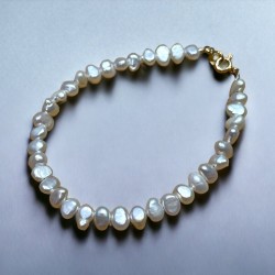 Bracelet or 375 perle...