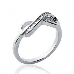 Bague argent zirconium...