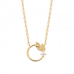 Collier plaqué zirconium...