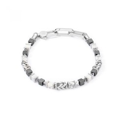 Bracelet acier HOMME Coeur...