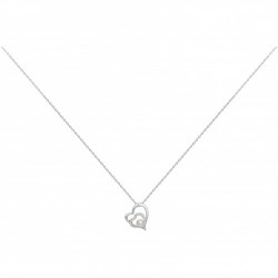 Collier argent perle de...