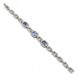 Bracelet argent zirconium...