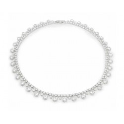 Collier argent zirconium de...