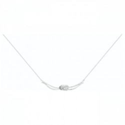 Collier argent zirconium...