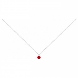 Collier argent zirconium 1...