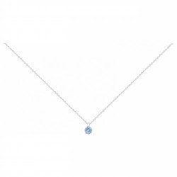 Collier argent zirconium 1...