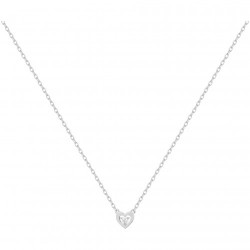 Collier argent zirconium...