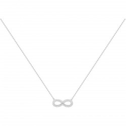 Collier argent zirconium...