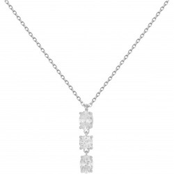 Collier argent zirconium...