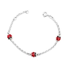 Bracelet argent COCCINELLE...