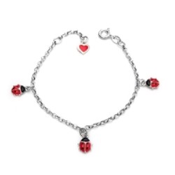 Bracelet argent COCCINELLE...