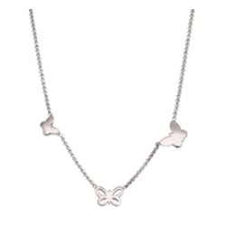 Collier argent PAPILLONS...