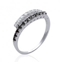 Bague argent zirconium...