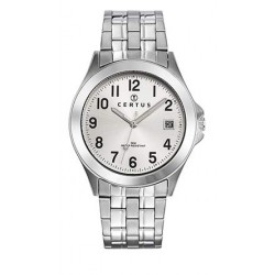 Montre acier fond blanc...