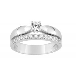 Bague argent zirconium...