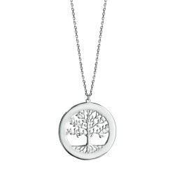 Collier argent RHODIE ARBRE...