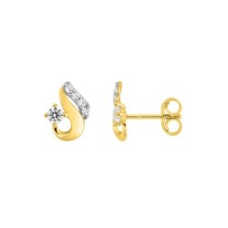 Boucles d'oreilles or 375...