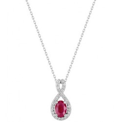 Collier or 375 rubis Coll....