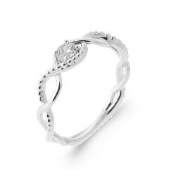 Bague argent zirconium...