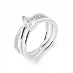 Bague argent zirconium...