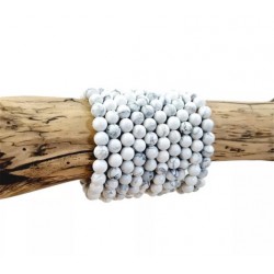 Bracelet argent Howlite...