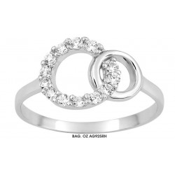 Bague argent zirconium Bag....