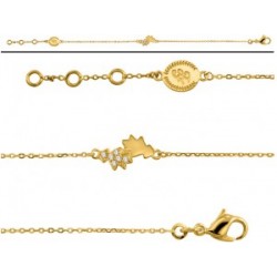 Bracelet plaqué zirconium...