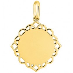 Pendentif plaqué médaille...