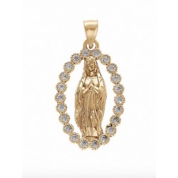 Médaille plaqué zirconium...