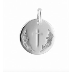 Médaille argent PENDENTIF...