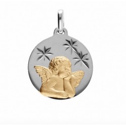 Médaille argent PENDENTIF...