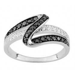 Bague argent zirconium Bag....