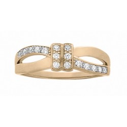 Bague plaqué zirconium...