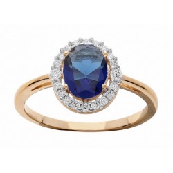 Bague plaqué zirconium...