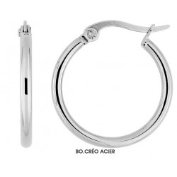 Boucles d'oreilles acier...