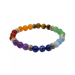 Bracelet argent 7 chakras...