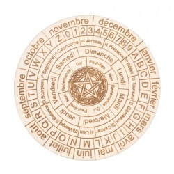 Pendentif argent Disque...