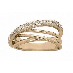 Bague plaqué zirconium...