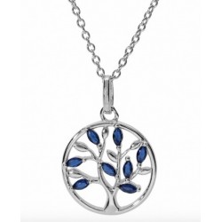 Collier argent zirconium...