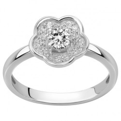 Bague argent zirconium BAG....