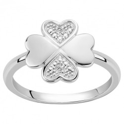 Bague argent diamant BAG....