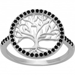 Bague argent zirconium BAG....