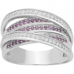 Bague argent zirconium BAG....