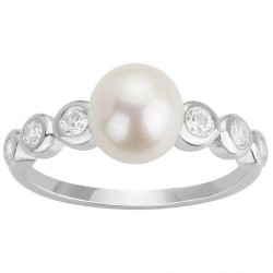 Bague argent zirconium BAG....