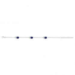 Bracelet argent zirconium...