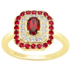 Bague plaqué zirconium BAG....