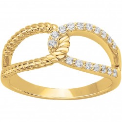 Bague plaqué zirconium BAG....