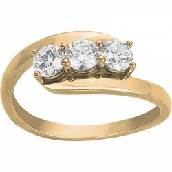 Bague plaqué zirconium BAG....