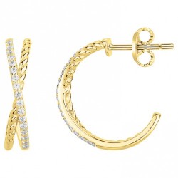 Boucles d'oreilles plaqué...